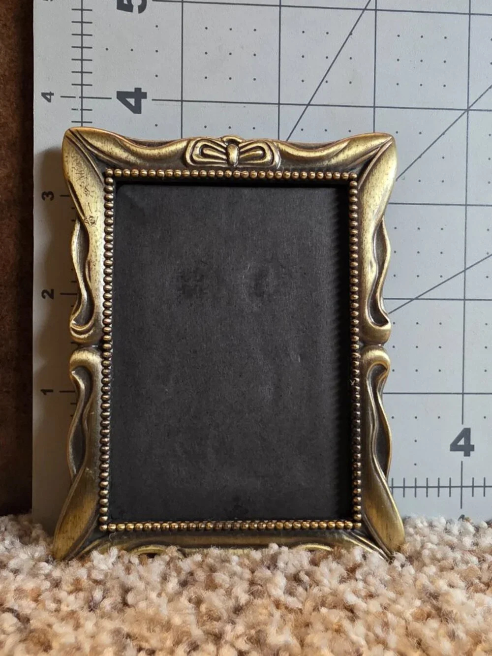 The Weston Gallery Solid Brass Photo Frame Gold Tone small